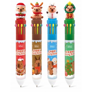 Goly&oacute;stoll LEBEZ  "Multicolor Christmas Capybara" 10 sz&iacute;nű  24dbdispl   82282