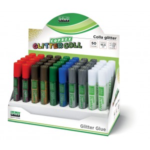 Ragaszt&oacute; csill&aacute;mos LEBEZ GLITTER COLL 6 met&aacute;l sz&iacute;n  60x10,5ml 80856