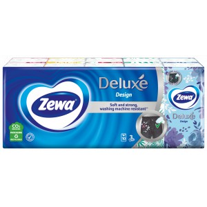 Papírzsebkendő ZEWA Deluxe Classic  10x10 3 rétegű Normál