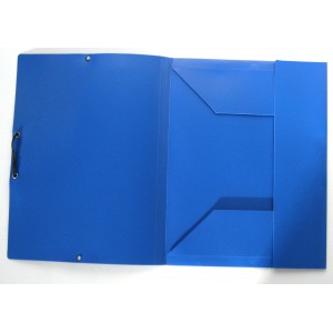 Gumis mappa PPF A4 műanyag kék