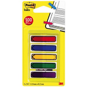 Jelölőnyíl POST-IT 684-ARR1 12X43 5x20cimke  Normál szín  70071501954