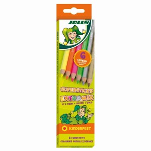 Színes ceruza készlet 6 Jolly Extramix neon+metál 3000-0490