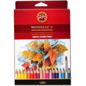 Akvarell ceruza készlet36  MONDELUZ vékony 3719