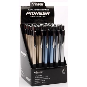 Golyóstoll Winson Pioneer  fém test 505F Oil gel ink Premier