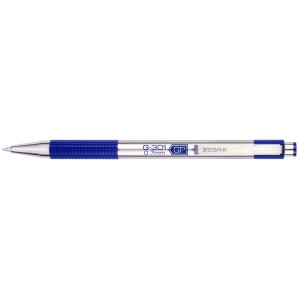 Zselés toll  ZEBRA G-301 0,7mm kék