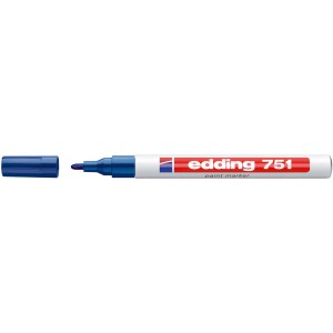 Lakkfilc EDDING 751 kerekített végű 1-2mm Kék