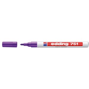 Lakkfilc EDDING 751 kerekített végű 1-2mm Lila