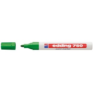 Lakkfilc EDDING 750 kerekített végű 2-4mm Zöld