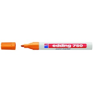 Lakkfilc EDDING 750 kerekített végű 2-4mm Narancs