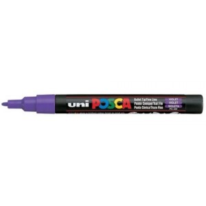 Marker UNI 0,9-1,3 POSCA PC-3M   lila