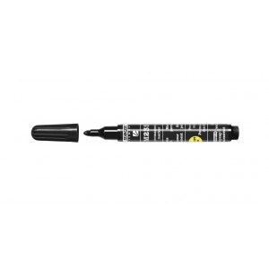 Marker permanent STANGER M235 kerekített végű 1-3mm fekete 712000