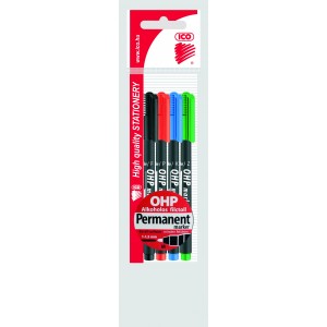 Rost 4klt OHP Top Marker permanent M 1-1,5mm