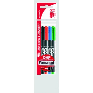 Rost 4klt OHP Top Marker permanent F 0,5mm