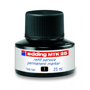 Utántöltő tinta EDDING markerhez perm. MTK25 25ml Fekete