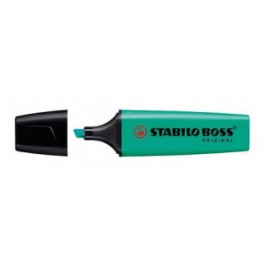 Szövegkiemelő STABILO Boss 7051 vágott végű 2-5mm   türkiz