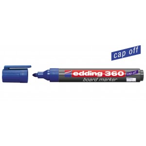 Táblafilc EDDING 360 kerekített végű 1,5- 3mm  Kék