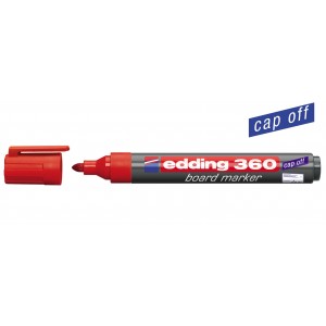 Táblafilc EDDING 360 kerekített végű 1,5- 3mm  Piros