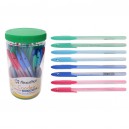 Golyóstoll FLEXOFFICE Candee vegyes tolltest kék tinta (50db/dob)  FO-027