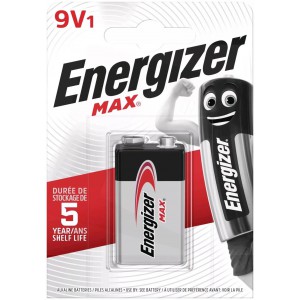 Elem ENERGIZER Max 9V  6LR61  BL1