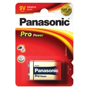 Elem PANASONIC Pro Power tartós  9V                  6LR61  9V1BP