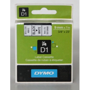 DYMO szalag 40913 9mmx7m feketefehér GD40913